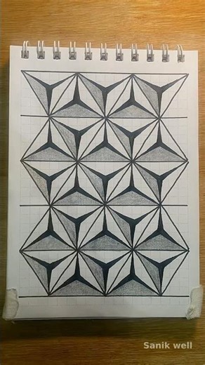 Impossible shape? Pattern 💠 #shorts