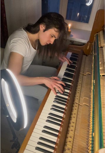 Vibe of Moonlight Sonata - Third Movement. My evening attempts to master this masterpiece. #moonlightsonata #beethoven #fyp #classicalmusic