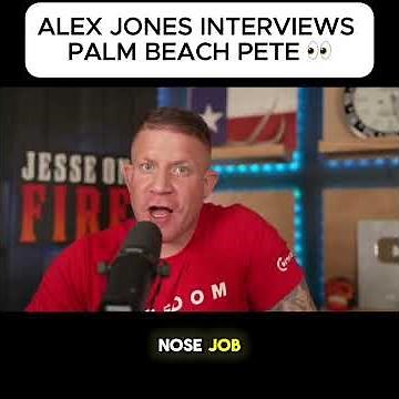 ALEX JONES HAD QUESTIONS FOR PALM BEACH PETE 👀