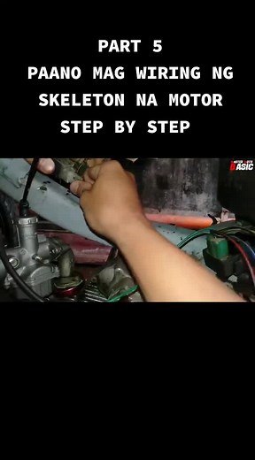 PAANO MAG WIRING NG SKELETON NA MOTOR STEP BY STEP PART 5 #MasterMotoBasic #TikTokShop #motovlogs #capcut