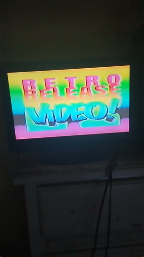 Retro Release VHS Logo Flat Screen