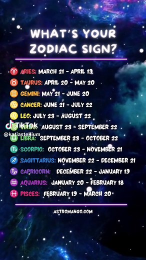 Zodiac Signs Dates: Learn the Sun Sign Periods in Astrology