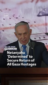 19K views · 836 reactions | Israeli Prime Minister Benjamin Netanyahu says Israel is "determined" to secure the return of the remains of all hostages still held in Gaza. #GazaHostages #Israel | Al Arabiya English | Facebook