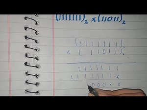 Binary Multiplication, Multiplication of Binary Numbers