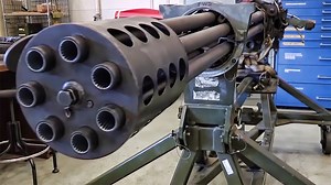 This GAU-8/A Avenger 30 mm gun firing test footage is pretty impressive