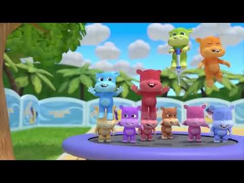 Counting 10 Little Pandas 🐼 | Fun Counting Song for Kids | Little Bot Rhymes #10LittlePandan