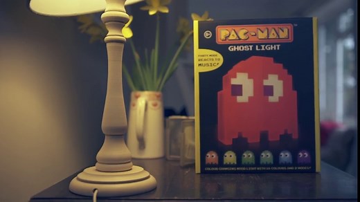 Amazon.com: PacMan Ghost Light Table Lamp - 16 Color Options - Changes Colors to Music - USB Powered : Electronics