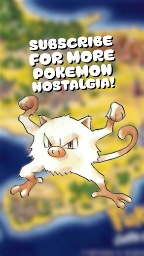 Mankey in generation I - a mistake! #shorts #pokemon