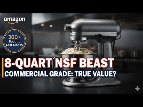 KitchenAid KSM8990CU 8-Quart Commercial Mixer Review | Is Commercial Grade Worth It?