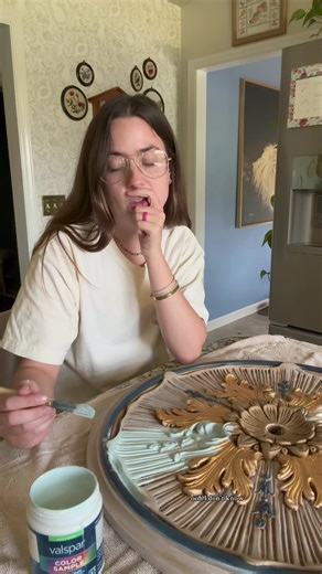 Vibrant Ceiling Medallion DIY for Home Decor