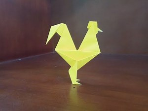 Origami Gallo - How to make gallo
