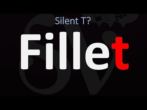 Do you pronounce the T in Fillet?