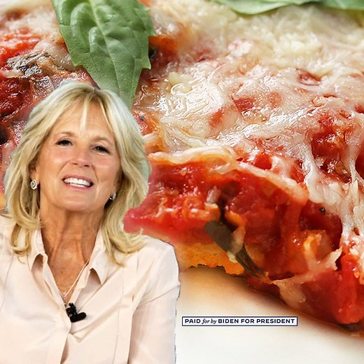 Have a seat at Jill Biden’s dinner table, and watch this incredible chicken parmesan come together while she talks about what’s important: family, traditions, and enjoying something delicious. Dr. Jill Biden | Tasty
