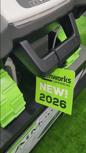 greenworks aimowbot robot mower up close