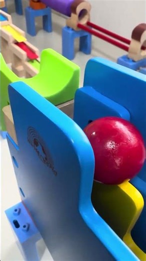 Marble Run ASMR ☆ A satisfying stair-turning course①