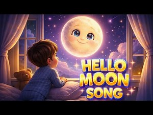 Hello Moon Song 🌙 | Kids Songs & Nursery Rhymes