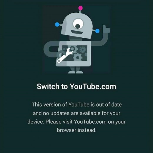 Switch To Youtube.com 100% Solution l Youtube Error On Old Android Versions 2021#switchtoyoutube.com