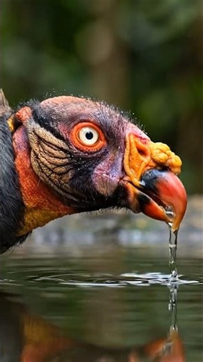 King Vulture — The Strangest Face in the Bird World 👁️
