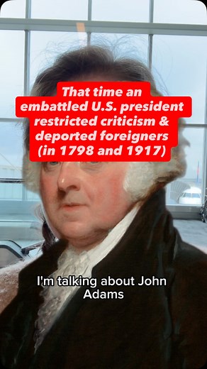 13K views · 51 reactions | Every hundred years or so a President slaps a fresh coat of paint on the Alien & Sedition Acts and acts like he invented it.  #historyteacher #history #ushistory #news #government #politics #constitution #adams #wilson #wwi #ww1 #johnadams | Anti-Social Studies | Facebook