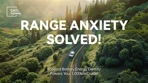 Let's uncover the secret behind the 1000km cruising range! With innovations in battery cell materials and battery pack technology, #CATL has taken the energy density of the batteries to new heights. Check out the video to see how we bring you a truly free ride! 🚗 #EV #EVBattery #BatteryTech #StayPoweredWithCATL | CATL