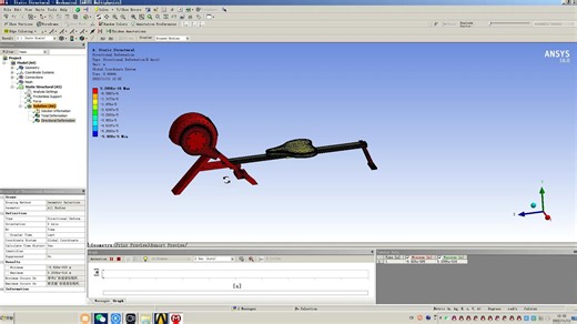 健身器材划船机机架静力学仿真分析