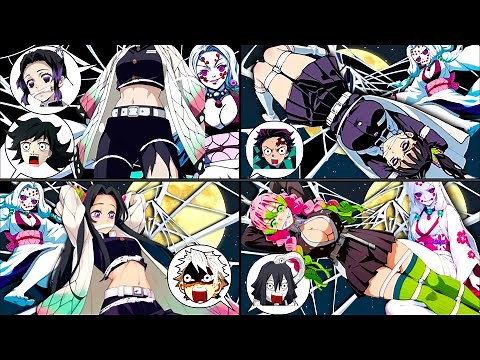 【!Demonslayer】Shinobu, Kanao, Kanae, Mitsuri captured by demons!Compilation