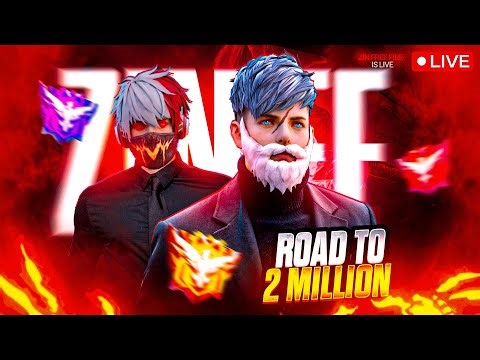 ROAD TO 2M SUBS Free Fire Live 🔥#freefire #tondegamer #shorts #riotff #zinfreefire