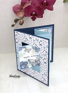 Fancy fold card : video tutorial / Tutoriel en vidéo: Carte à bascule - Missscrap