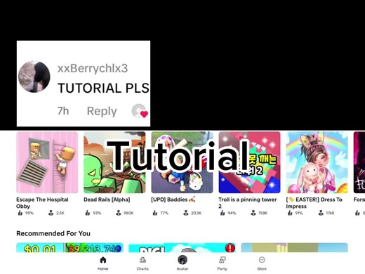 Tutorial on how to join in the game and get the items.!!