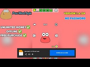 Pou - Mod APK (Version : 1.4.124) No Password!