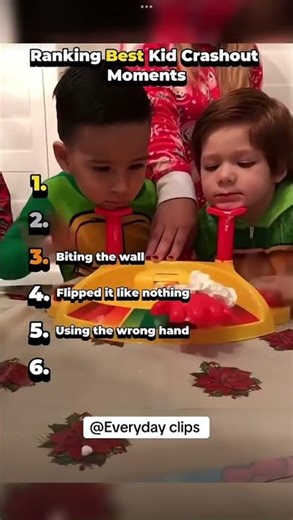 Ranking best kids crashouts 😂😂😂 #funny #funnyshorts #shorts #kids