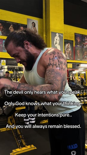 Keeo your intentions clean 🙏🏽 #unclerj #fyp #gymbro #gymrat #triceppushdown