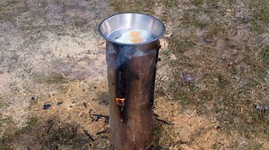 How to Make a Swedish Fire Torch (AKA Canadian Candle)