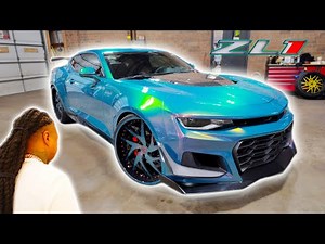 ‪@CJON32s‬ FIRST DRIVE IN HIS OUTRAGEOUS CAMARO ZL1 DEFINITELY A HEAD TURNER