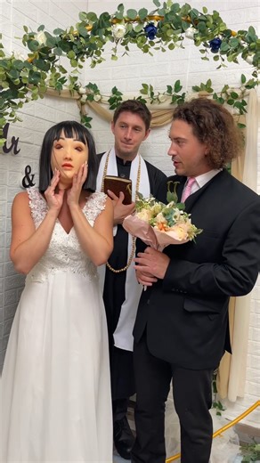 she shows him her real face bride shows groom her real face for the first time | K’s Funny Friends