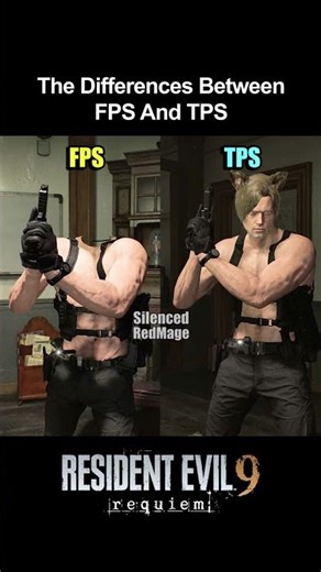 FPS Vs. TPS - Reloading Animations #residentevilrequiem #residentevil9
