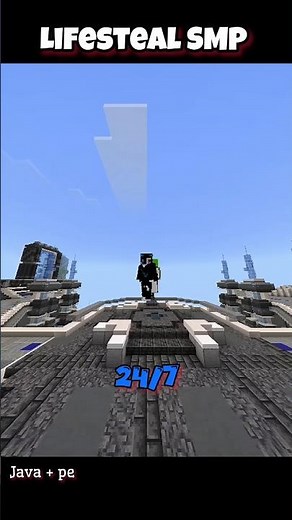 🔥Public Lifesteal SMP Join Now! Java + PE | 24/7 Server🔥 #minecraft