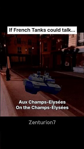 If French Tanks Could Talk...