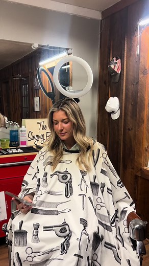 Well, she did that!!! #singingbarber #longervideos