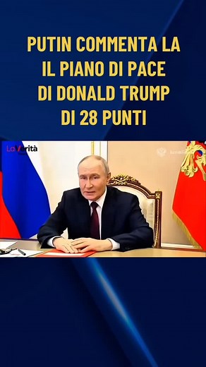 Putin commenta il piano di pace di trump sull’ucraina composta da 28 punti | UTOPIA