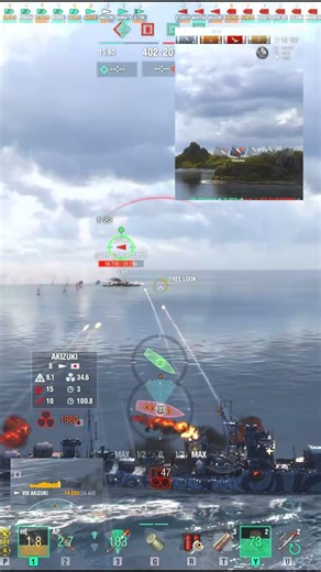 🔥🔥Akizuki Vs Akizuki - DD Hunt🔥#worldofwarships #wows #cqc