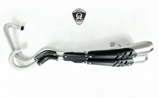 Kawasaki W650/800 Scrambler Exhaust System | Omega Racer
