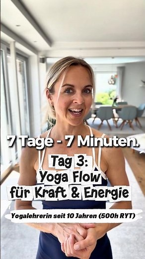 7 Minute Yoga for More Energy ☀️ Start Your Day Feeling Empowered