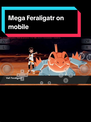 Mega Feraligatr en Pokémon Legends Z para Android