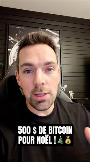 Cours la chance de gagner 500 $ en Bitcoin pour Noël ! 💰🚀