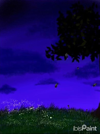 fast draw Night Time #shorts #draw #foryou #night #fyp #relaxing