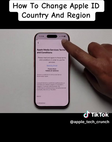 How To Change Apple ID Country And Region #region #iphone #appleid #howtochange #tech
