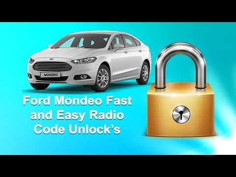 How To Find Ford Mondeo Radio Code Serial 6000CD/Sony/MK4