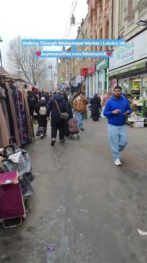 Walking Through Whitechapel Market | London UK #shorts #shortvideo #walkthrough