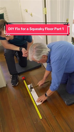 Tired of that creak every time you walk by? 👀 In part one, @Tom Silva breaks down the first steps to fixing a squeaky floor. #ThisOldHouse #homerenovation #homeimprovement #DIY #carpentry